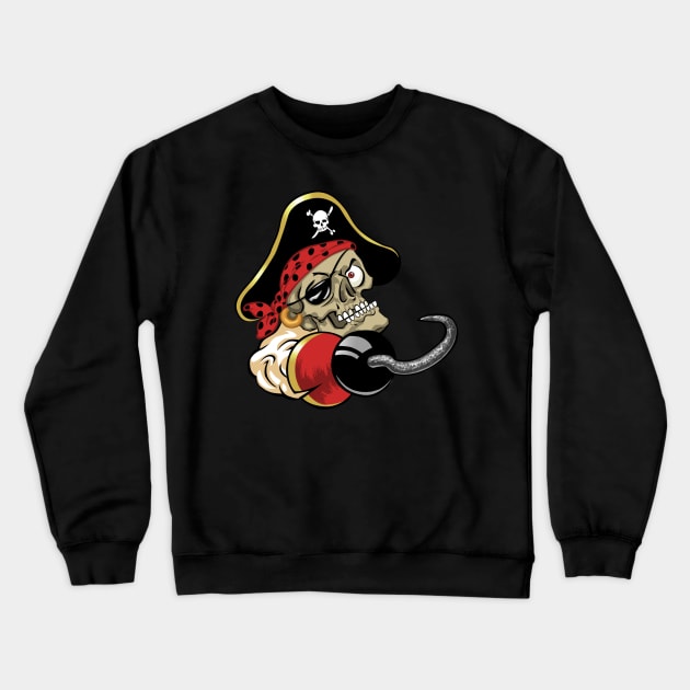 Pirate with a Red Bandana Crewneck Sweatshirt by KillerRabbit